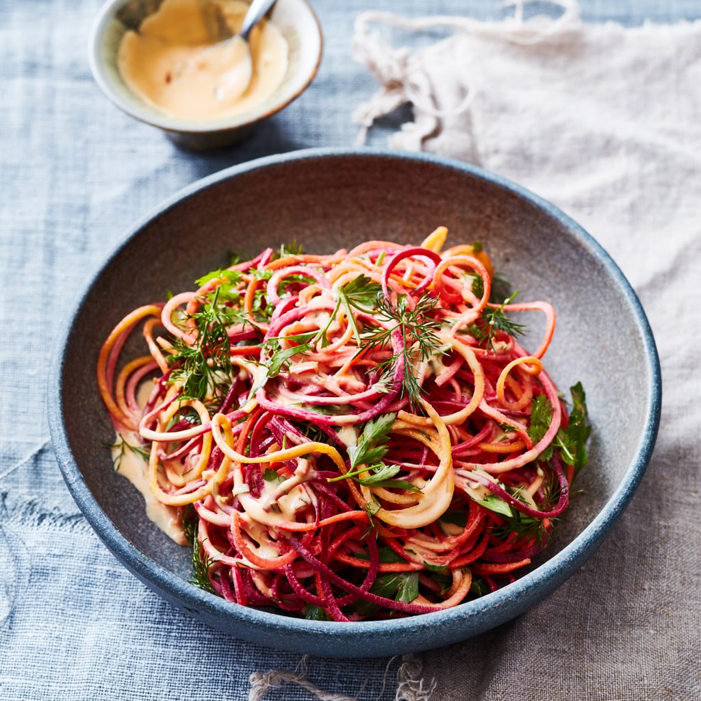 Salade multicolor met thousand Islands dressing